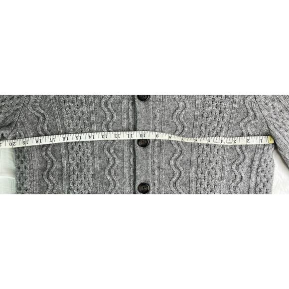 5-30 QI CASHMERE NWT Men's Sweater Gray Size M - Picture 10 of 13